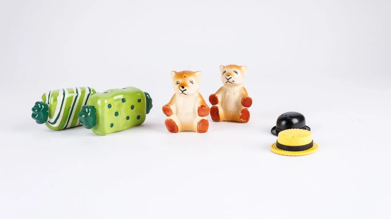 Calling All S&P Shaker Lovers! A Grouping of Three Vintage Sets of S&P Shakers. A Set of Candy, Bea