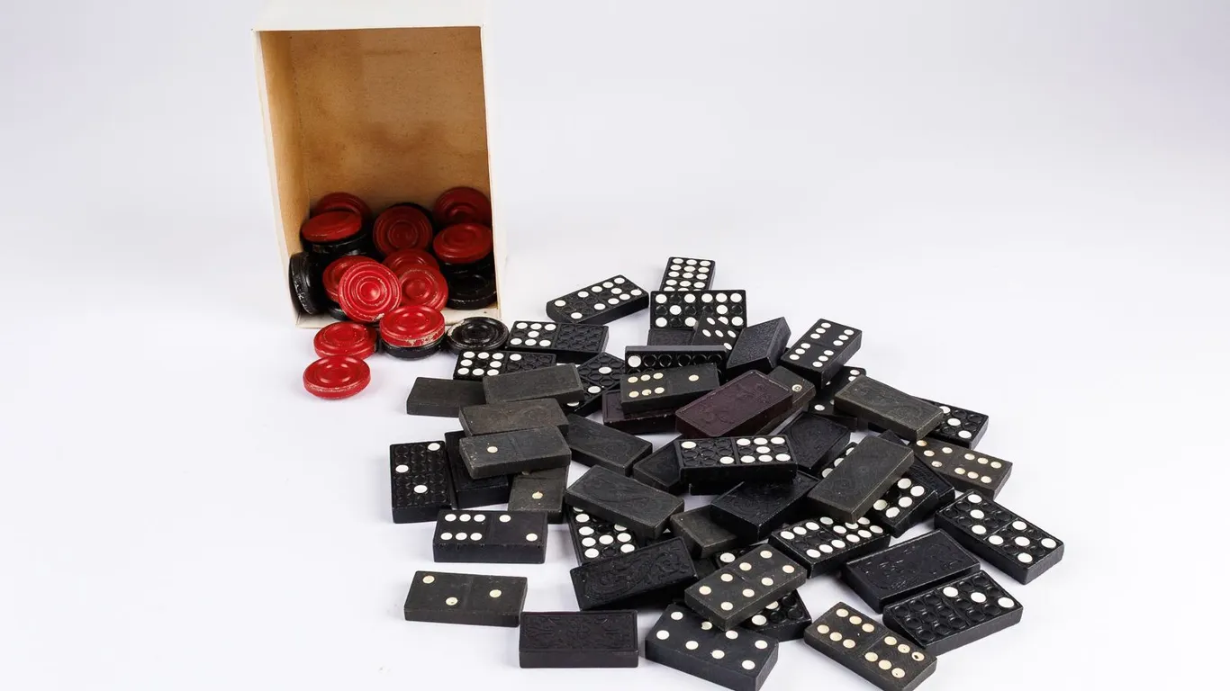Vintage Board Game Pieces