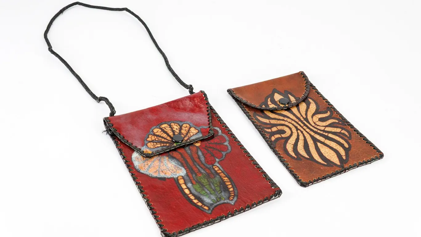 Vintage Boho Leather Pouches
