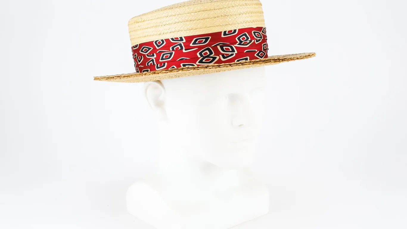 Vintage Country Club Straw Hat