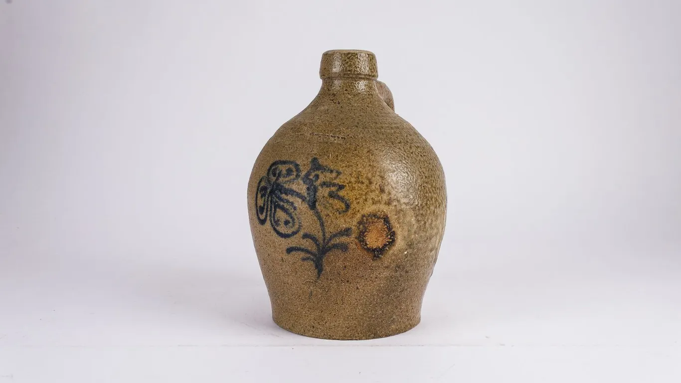 Vintage Conner Prairie Indiana Stoneware Jug