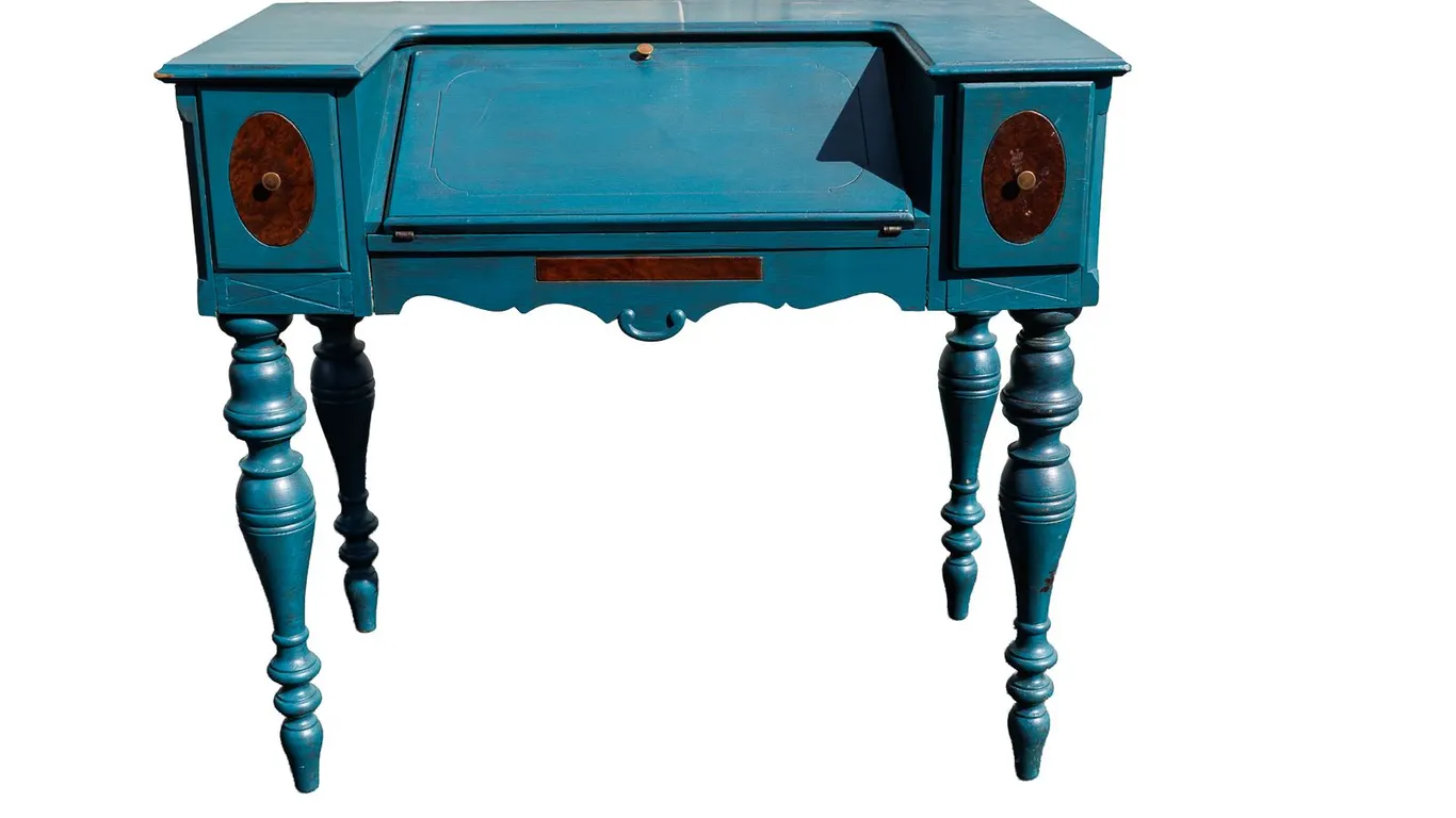 Vintage Painted Writing Desk