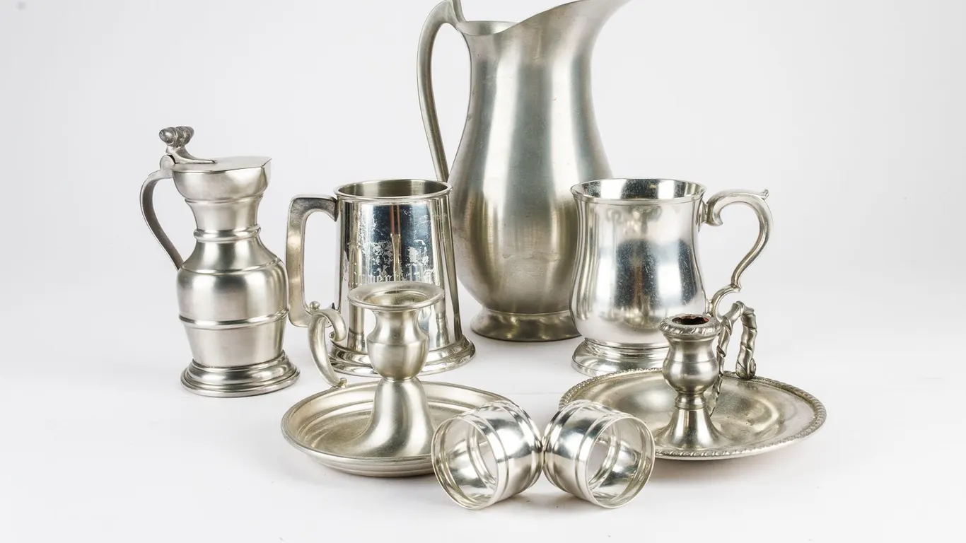 Collection of Pewter Items