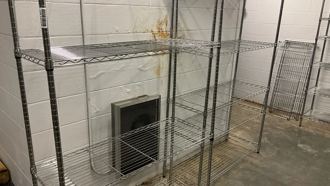 QTY OF (3) METAL SHELVING UNITS