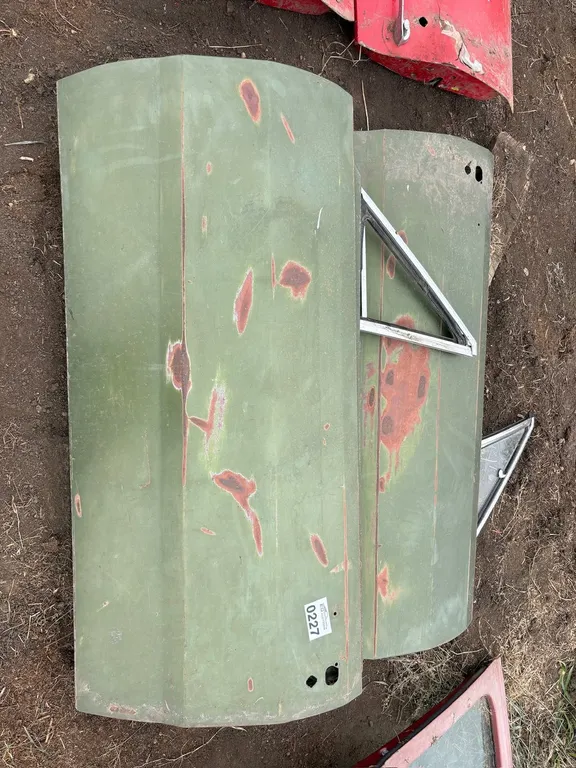 Two Classic Car Doors