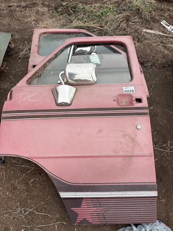 Two Classic Truck Doors