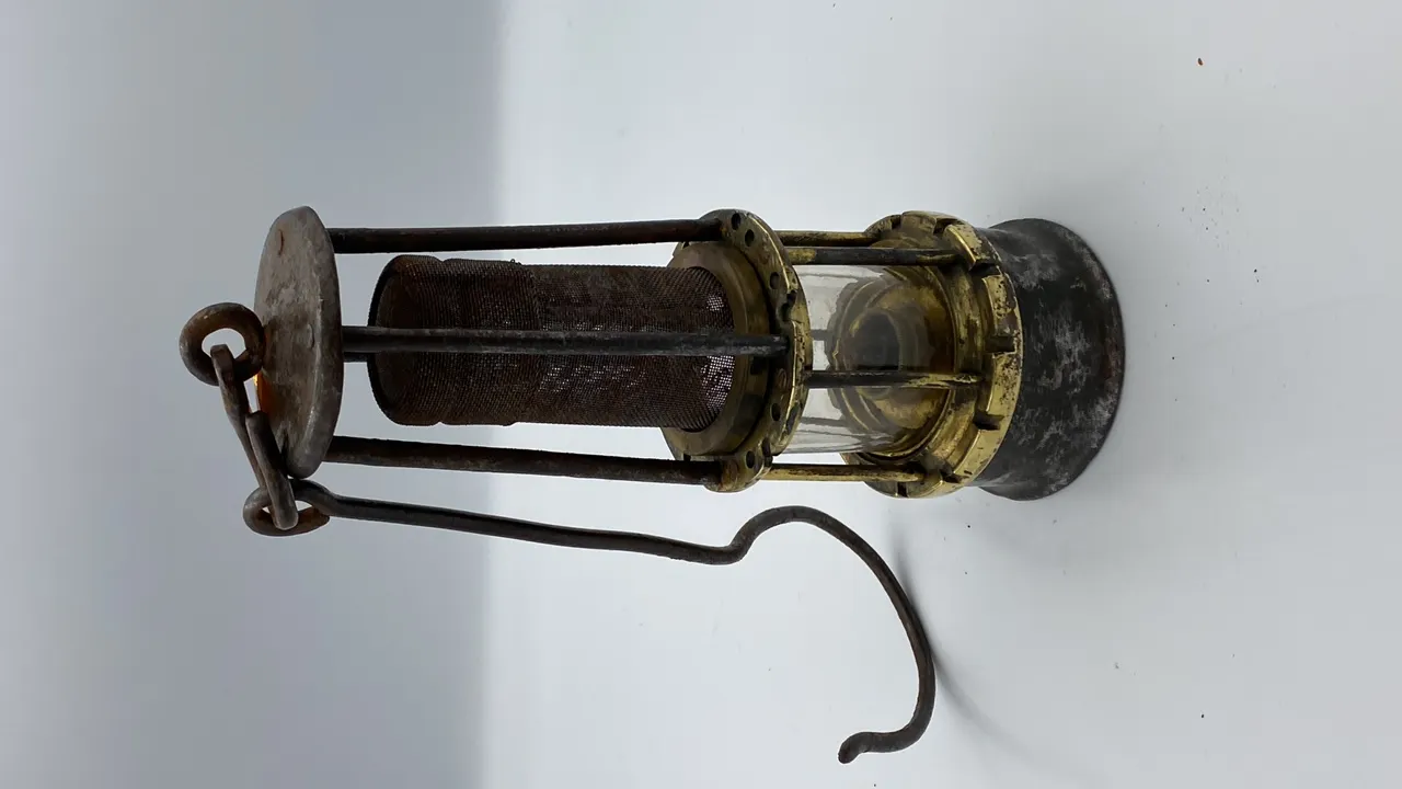 Davy Style Miners Safety Lamp