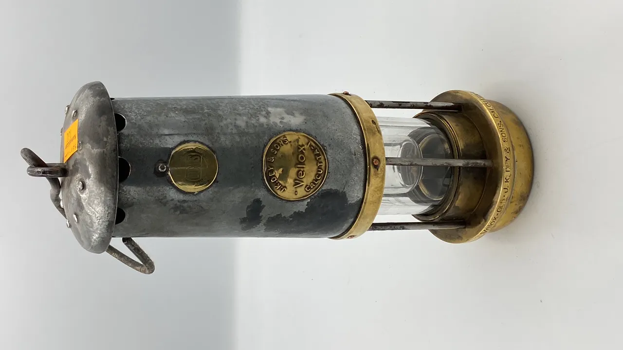 JK Dey & Sons Velox Calcutta Miners Safety Lamp