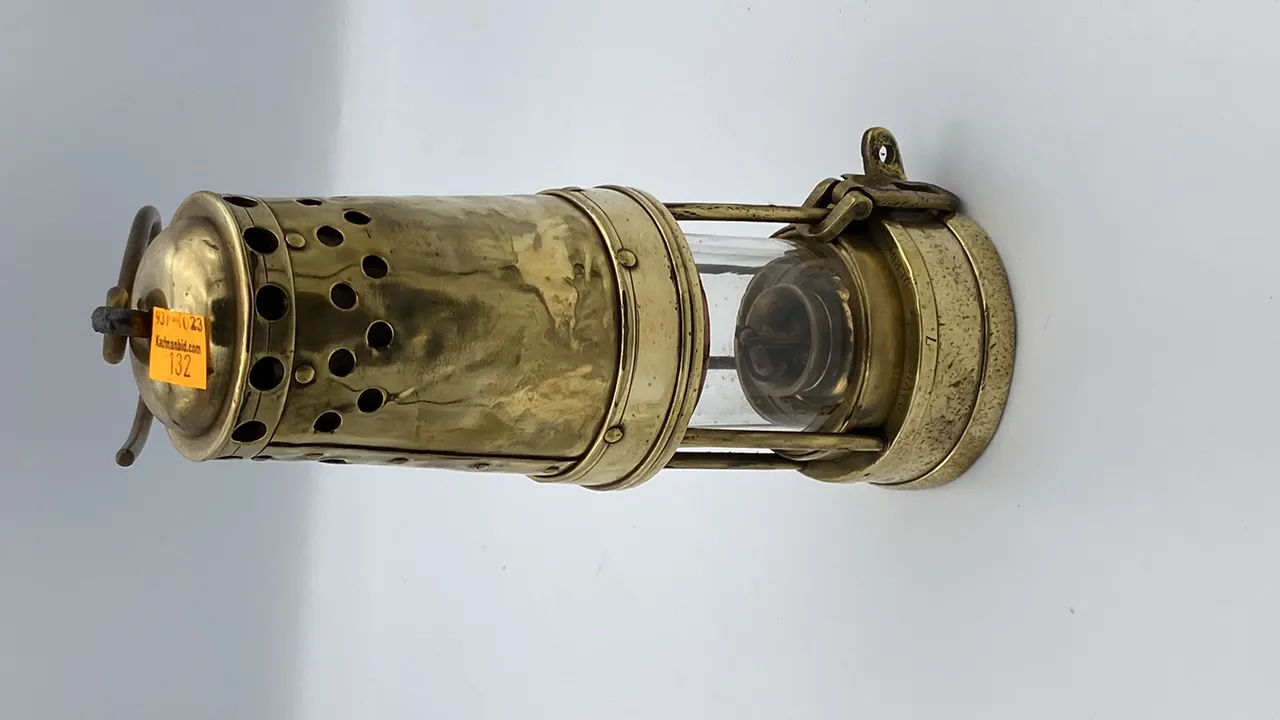 Brass Miners Safety Lamp