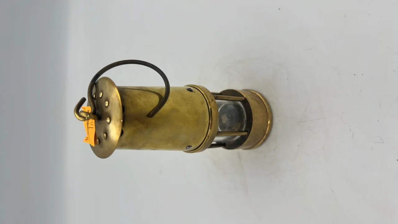 Dowty Corporation Brass Miners Safety Lamp