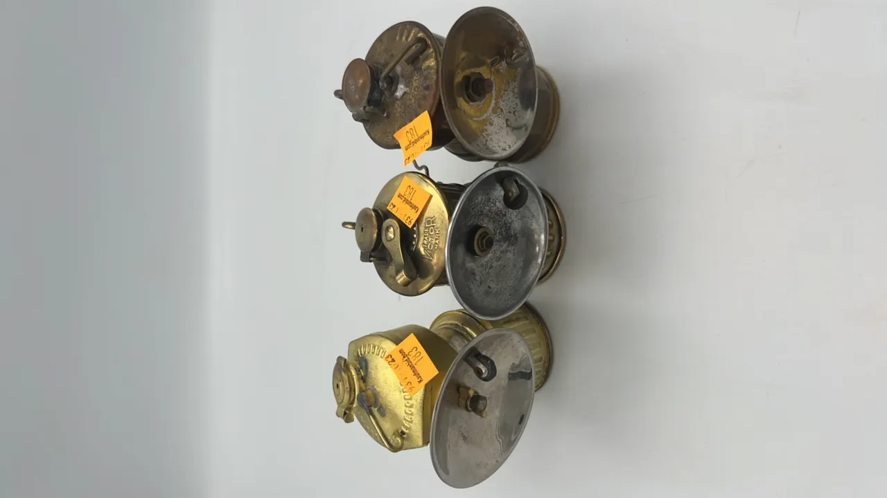 (3) Victor, Shanklin Guy's Dropper Miners Carbide Lamps