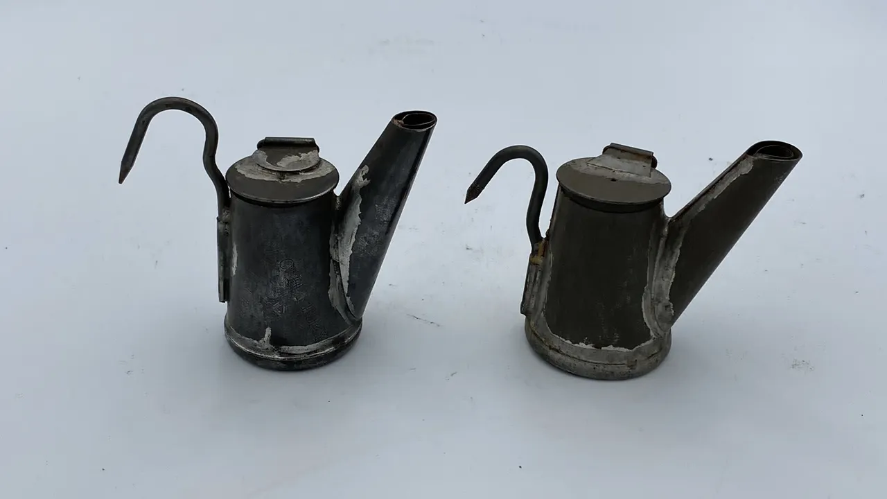 (2) Chirry Chirry Oil Wick Cap Lamps