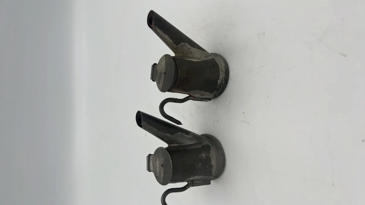 (2) Chirry Chirry Oil Wick Cap Lamps