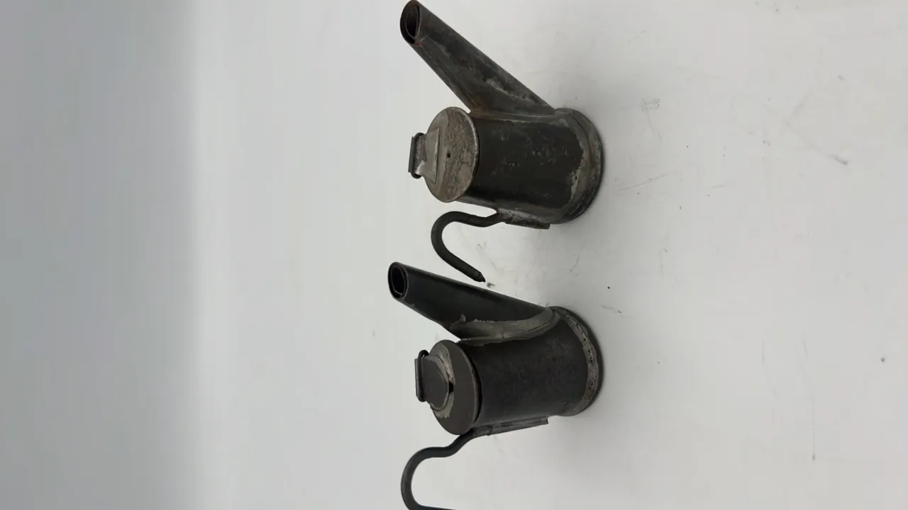 (2) Chirry Chirry Oil Wick Cap Lamps