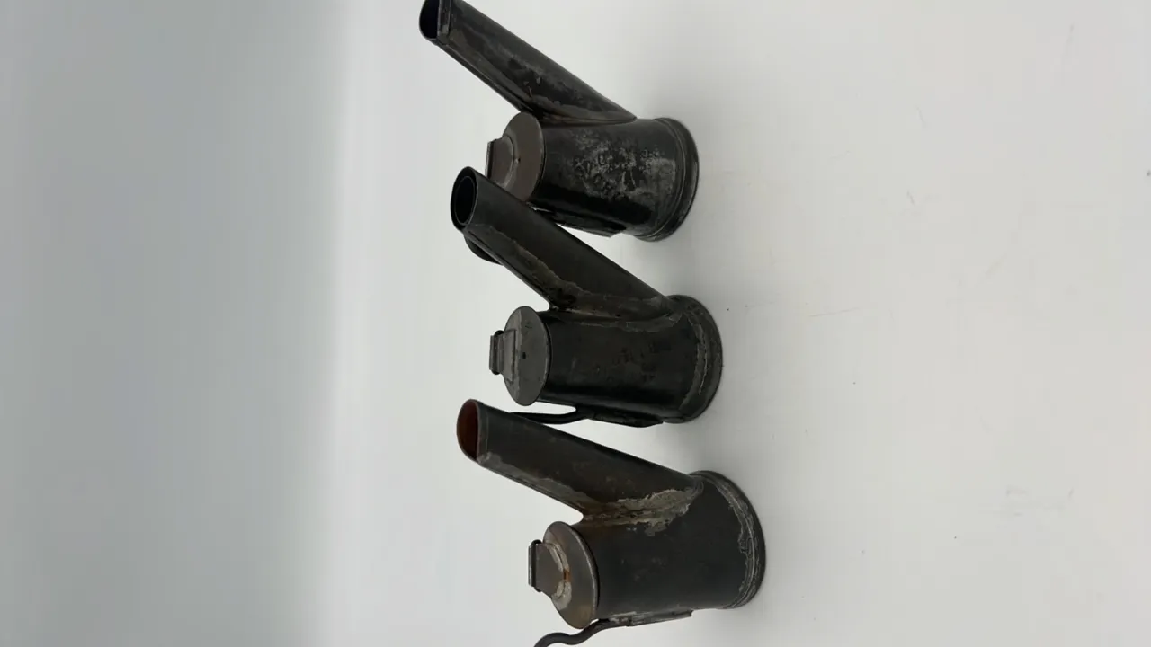 (3) Chirry Chirry Oil Wick Cap Lamps