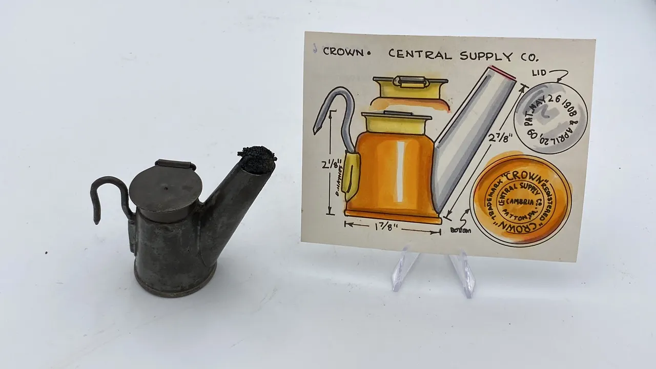 Crown-Central Supply Oil Wick Cap Lamp