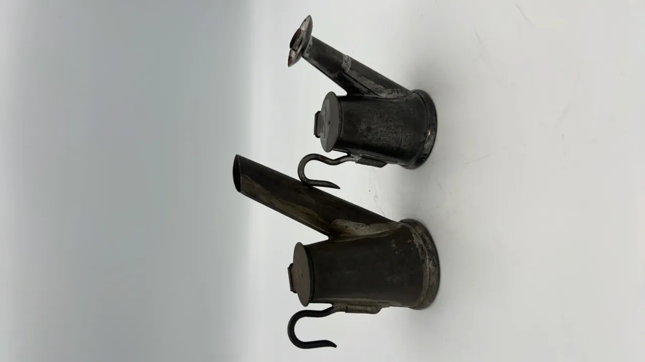 (2) GEO Anton Star Oil Wick Cap Lamps