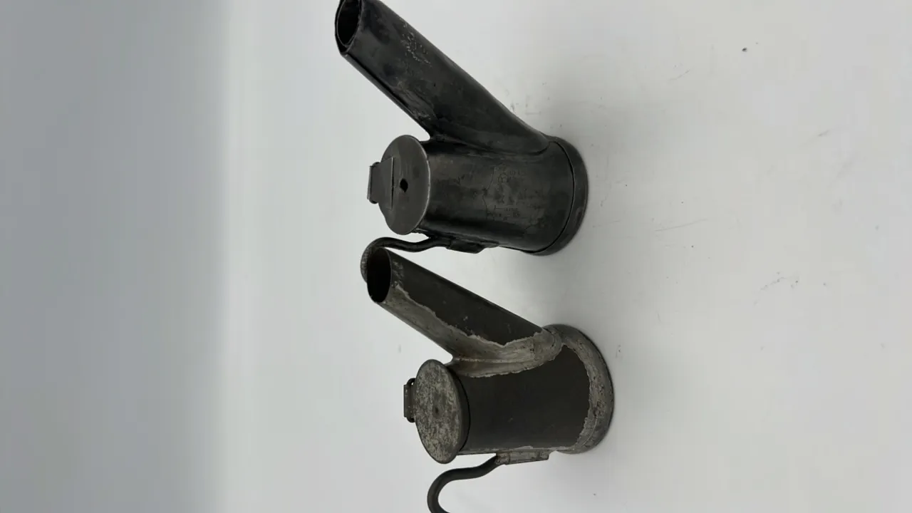 (2) Grier Brothers Star Oil Wick Cap Lamps
