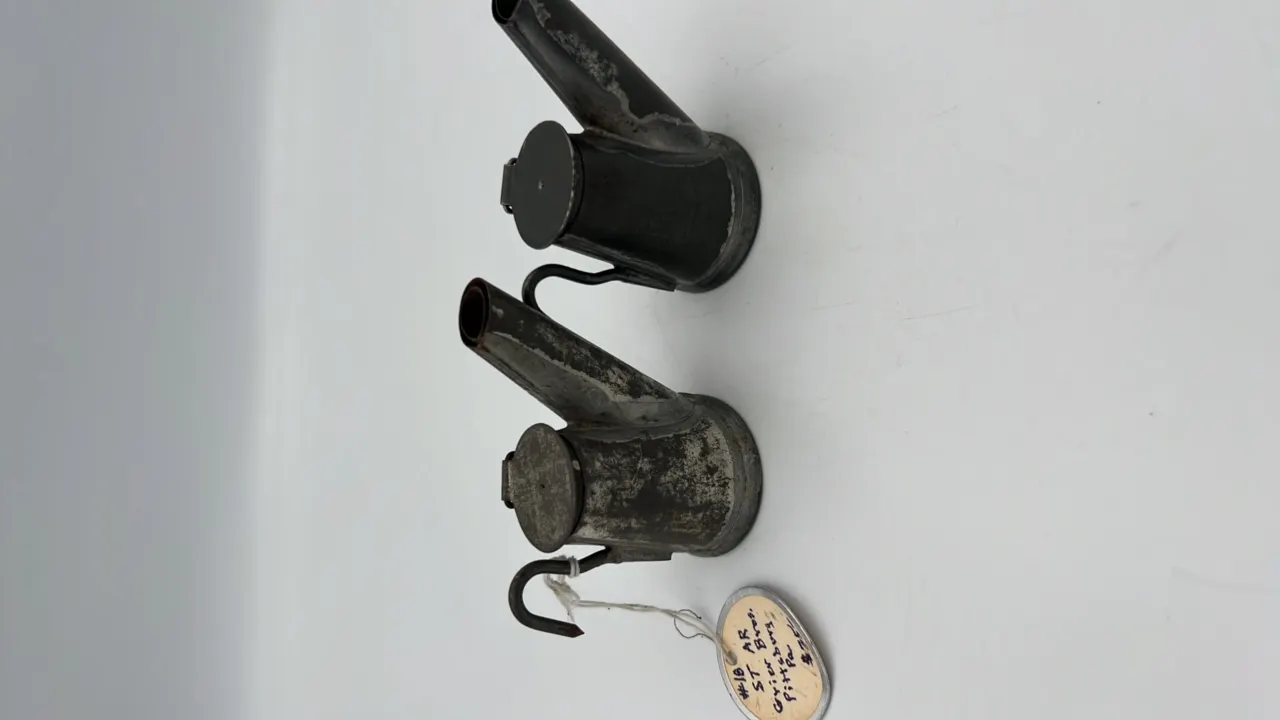 (2) Grier Brothers Star Oil Wick Cap Lamps