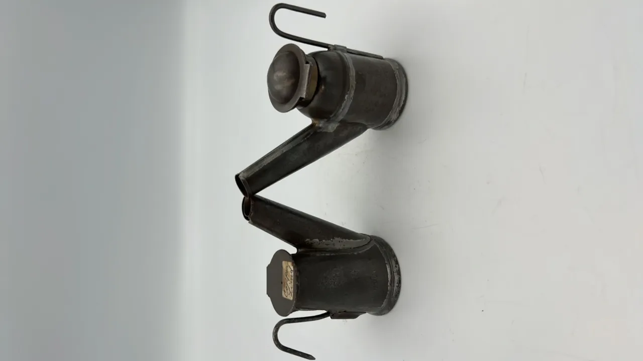 (2) Trethaway Brothers Oil Wick Cap Lamps