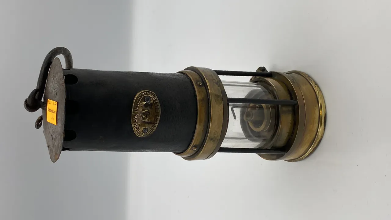 E. Thomas & Williams Aberdare Makers Miner Safety Lamp