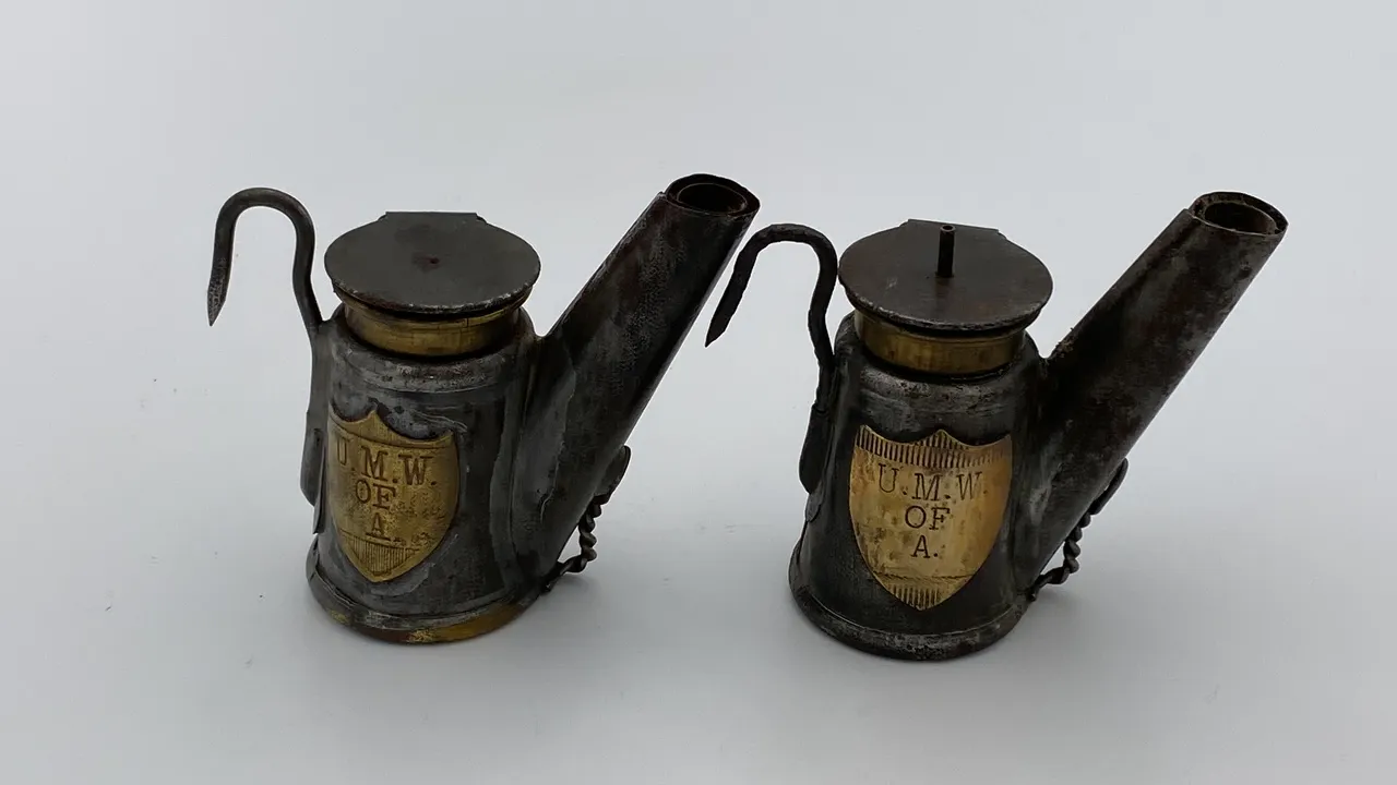 (2) Oil Wick Cap Lamps