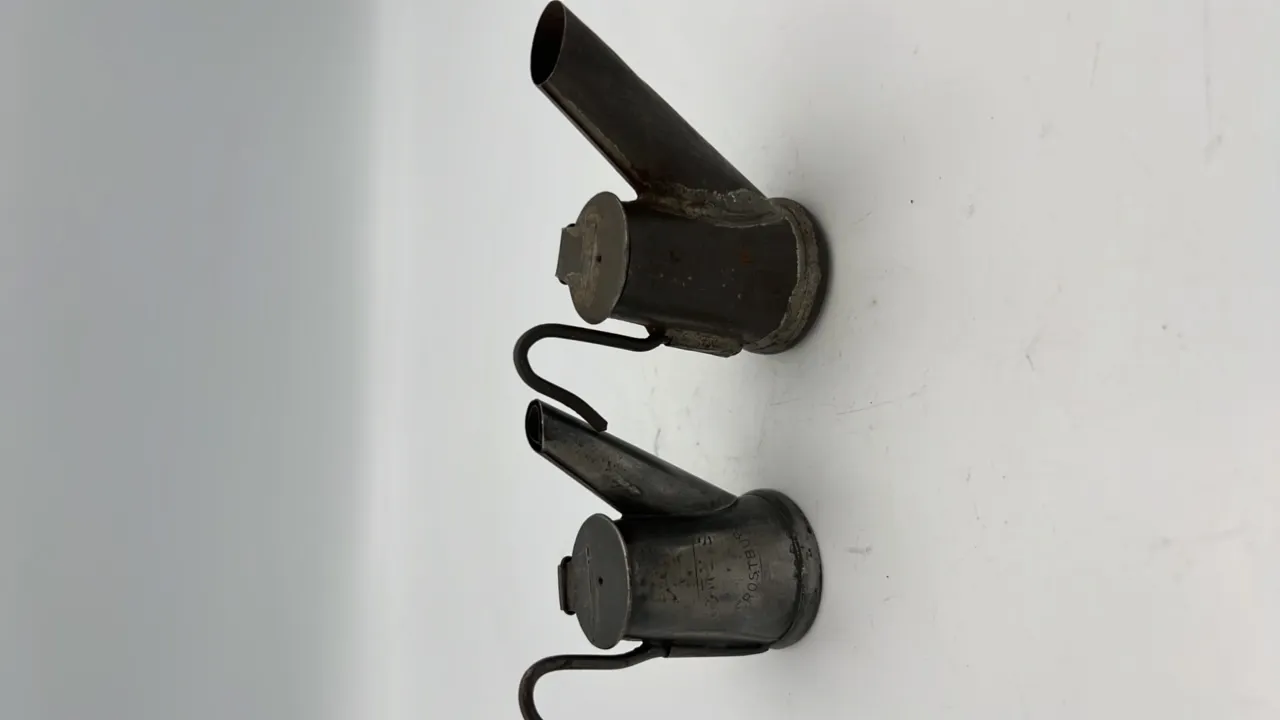 (2) Zais Oil Wick Cap Lamps