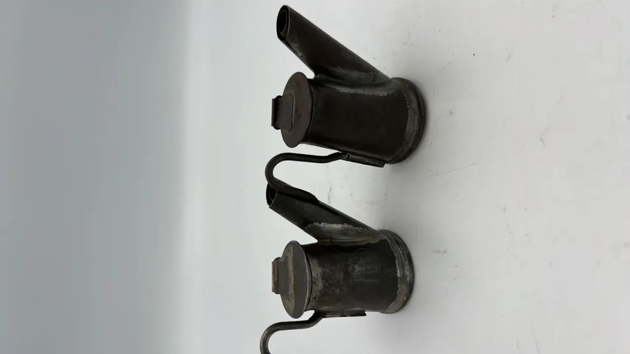 (2) Zais Oil Wick Cap Lamps