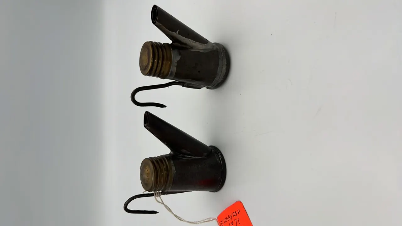 (2) Oil Wick Cap Lamps