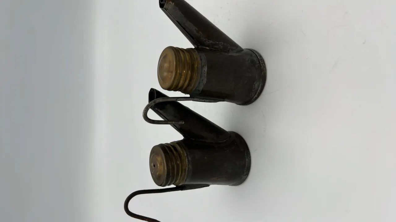 (2) Oil Wick Cap Lamps