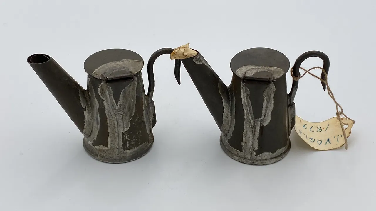 (2) Oil Wick Cap Lamps