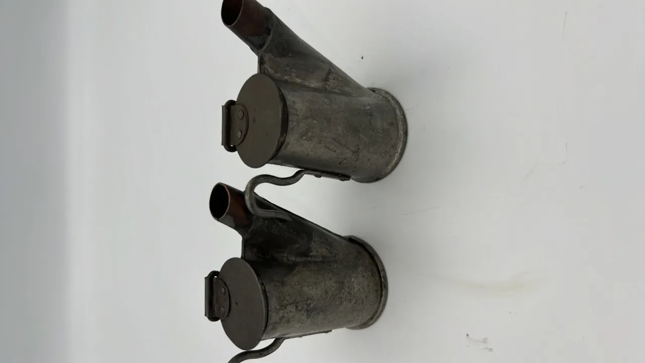 (2) Oil Wick Cap Lamps