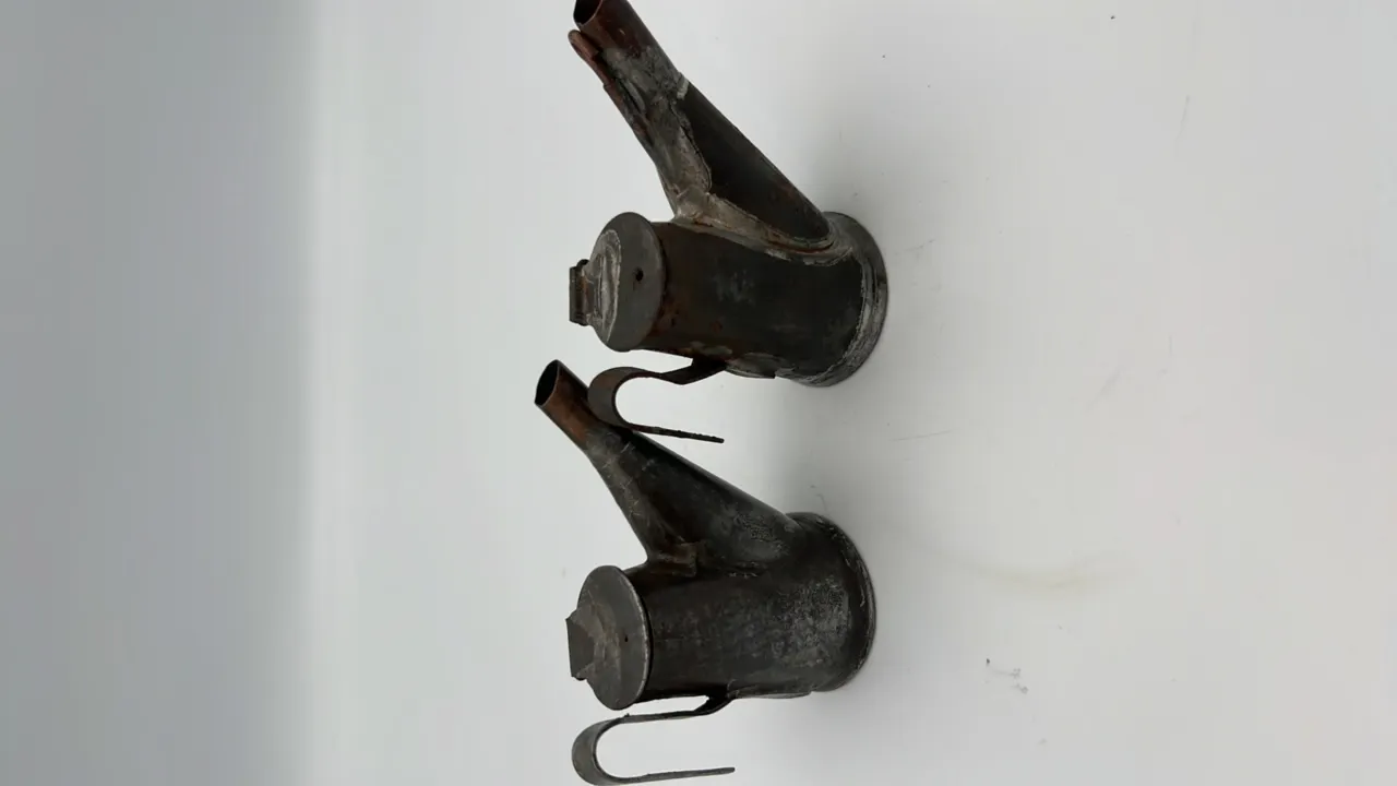 (2) Oil Wick Cap Lamps