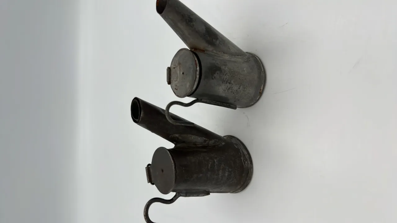 (2) Oil Wick Cap Lamps