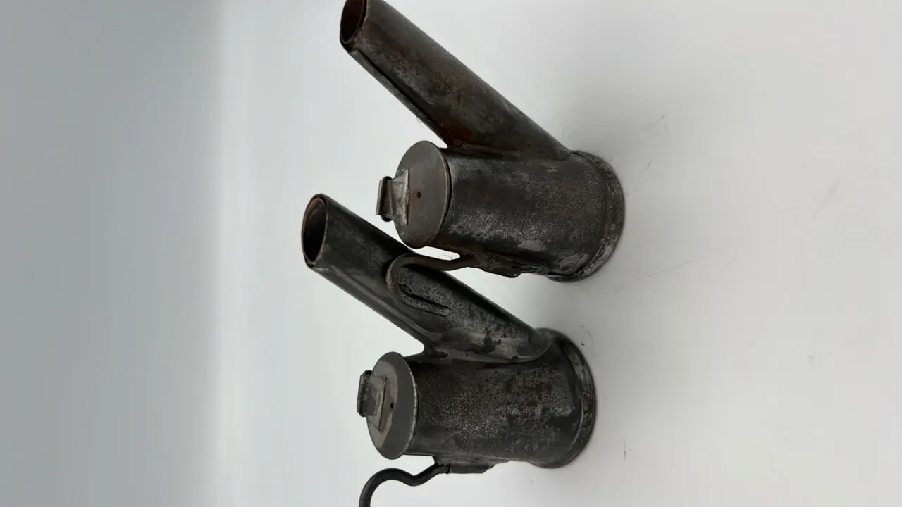 (2) Oil Wick Cap Lamps