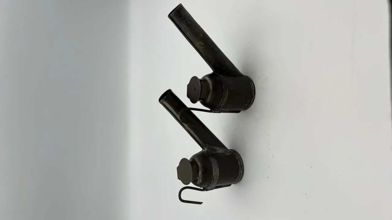 (2) Oil Wick Cap Lamps