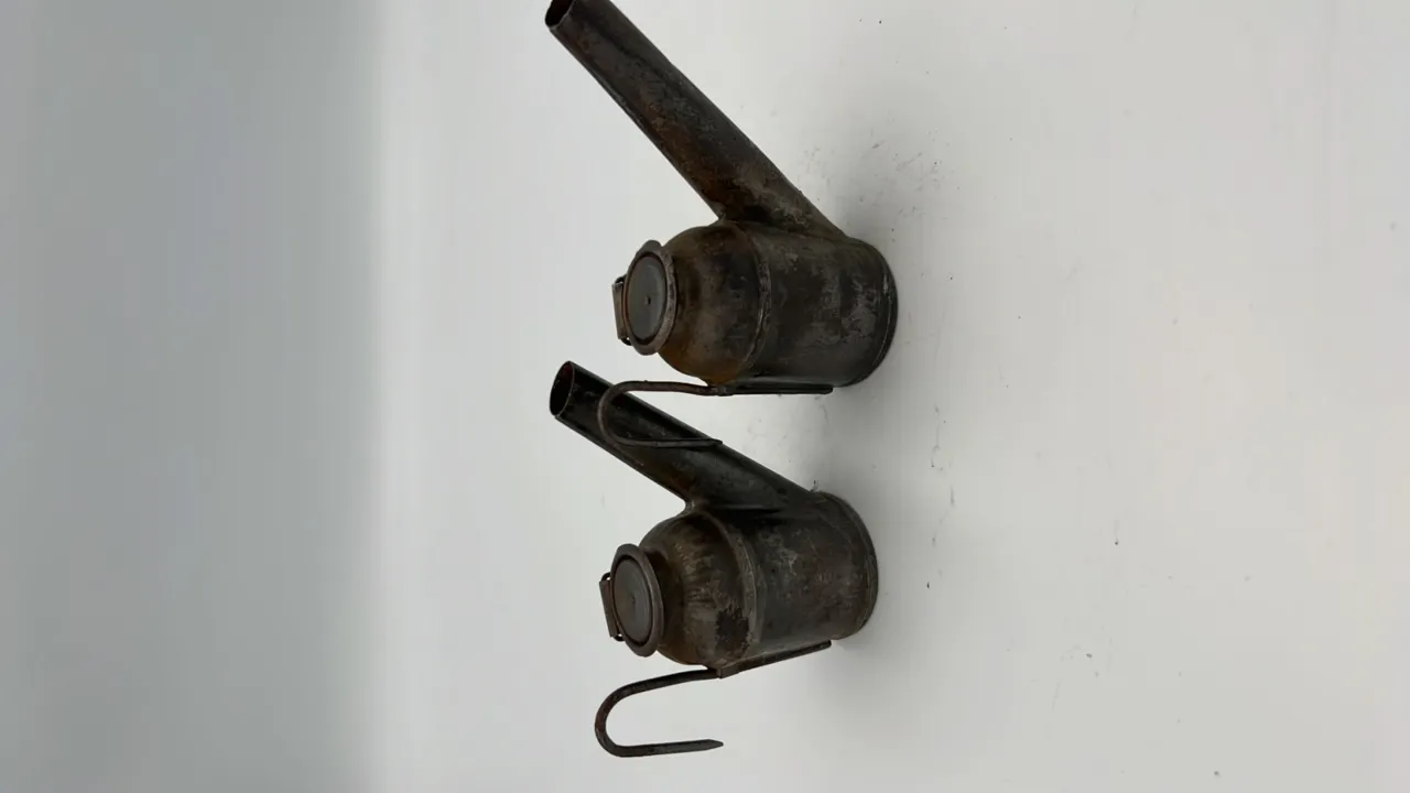 (2) Oil Wick Cap Lamps