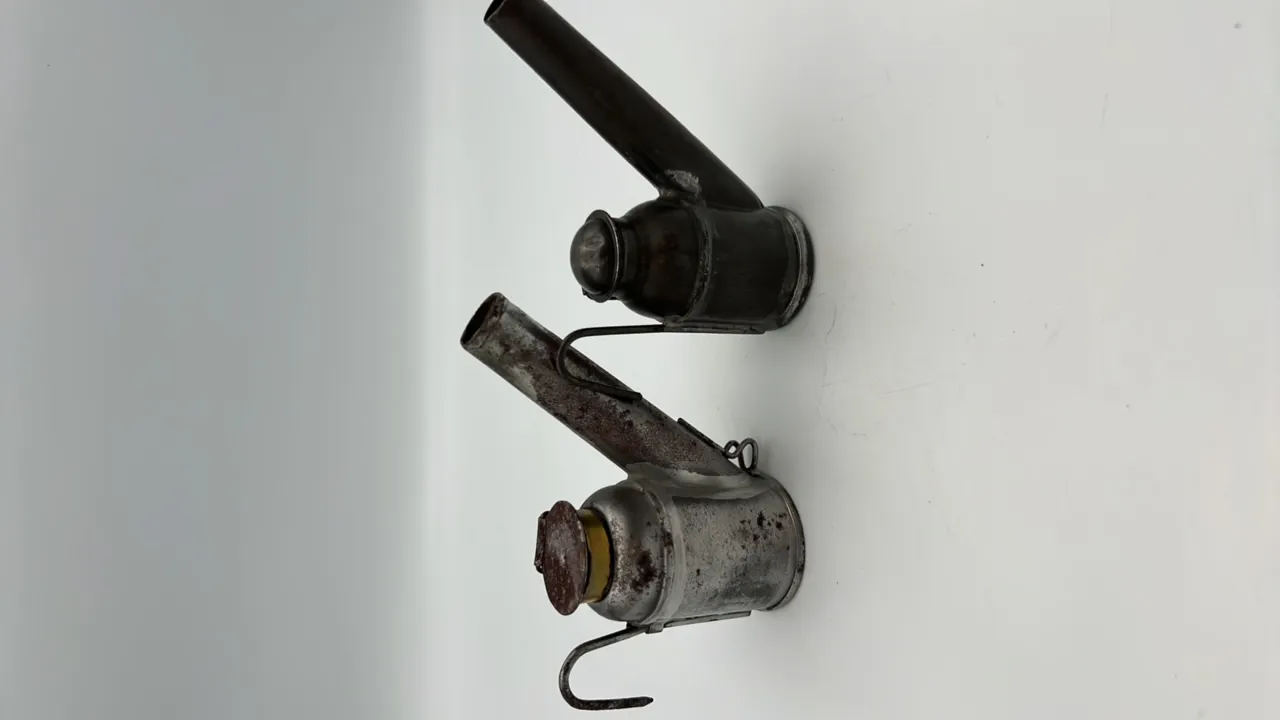 (2) Oil Wick Cap Lamps