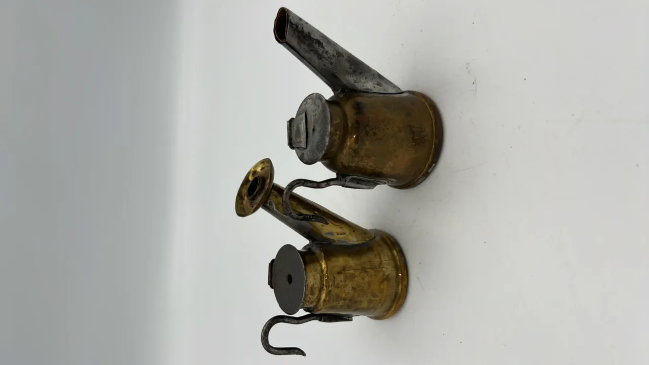 (2) Oil Wick Cap Lamps