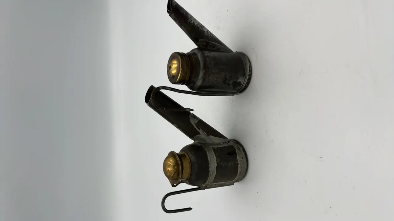 (2) Oil Wick Cap Lamps