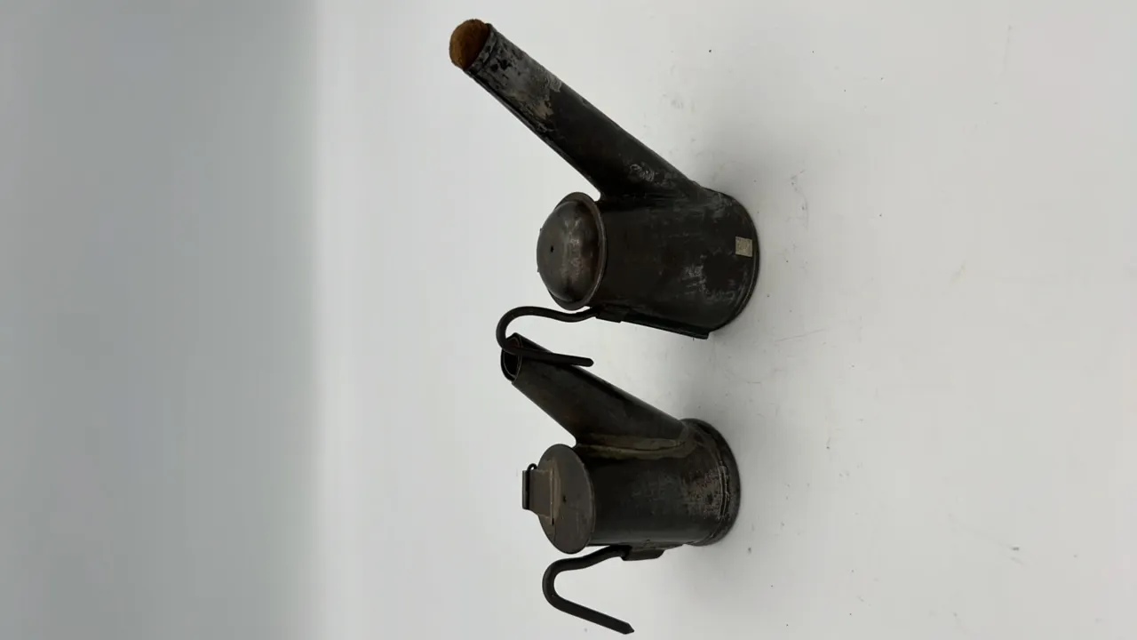 (2) Oil Wick Cap Lamps