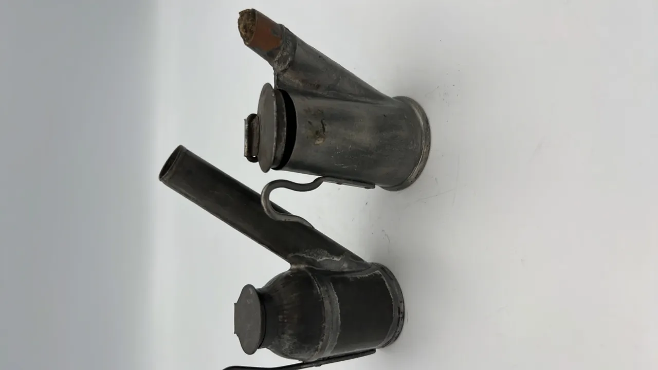 (2) Oil Wick Cap Lamps