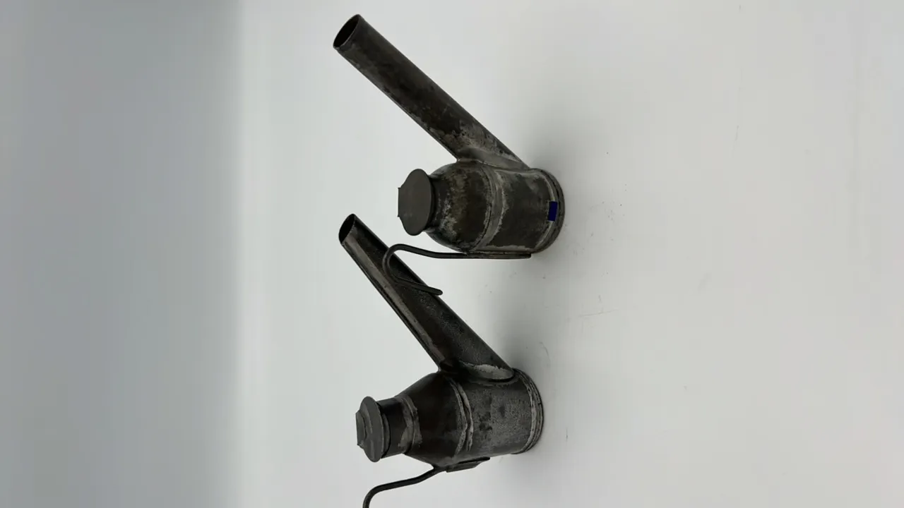 (2) Oil Wick Cap Lamps