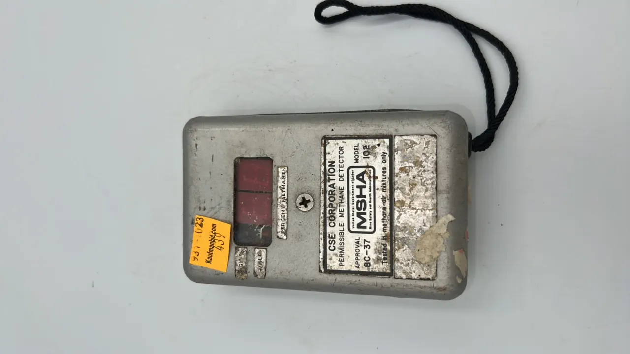 MSHA Coal Miners Methane Detector
