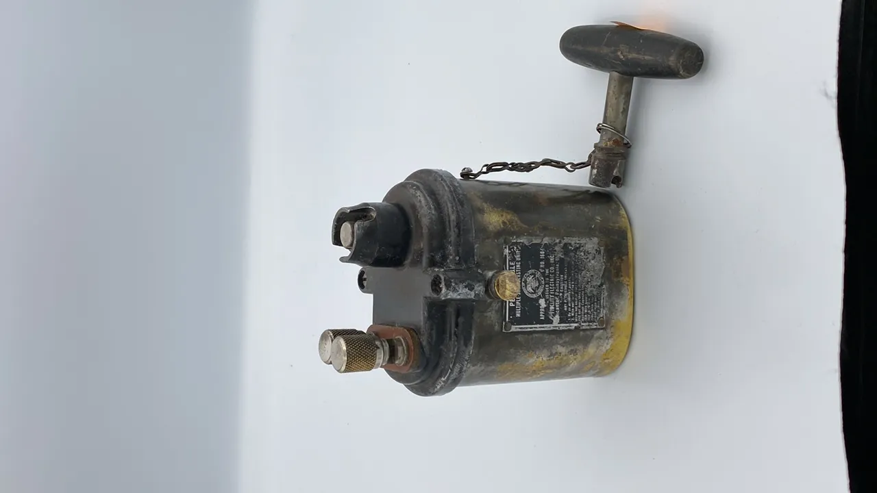 U.S. Army Permissible 10-Cap Blasting Machine