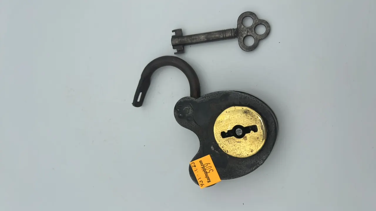 Vintage Cast Iron Padlock
