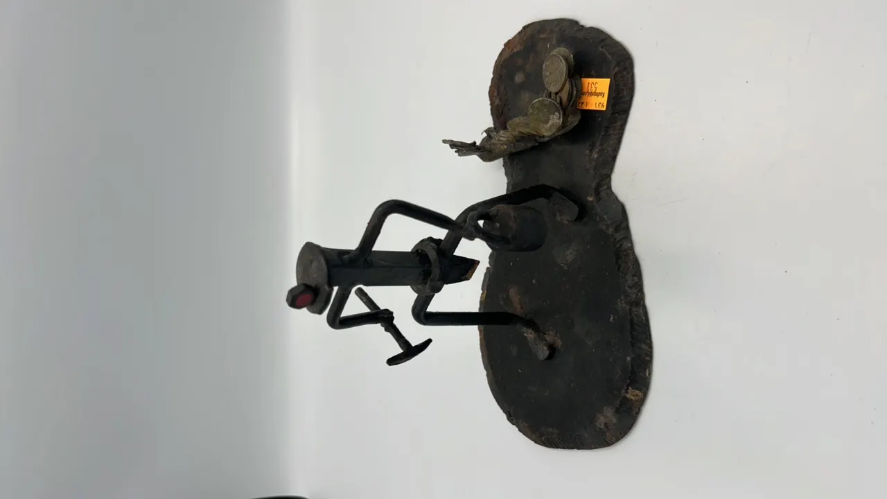 Cast Iron Coal Mining Folk Art