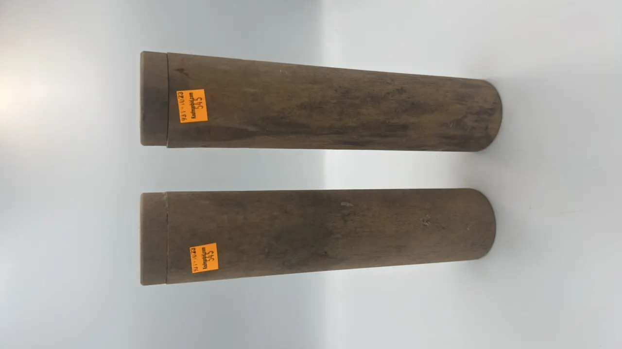 (2) Wooden Match Containers