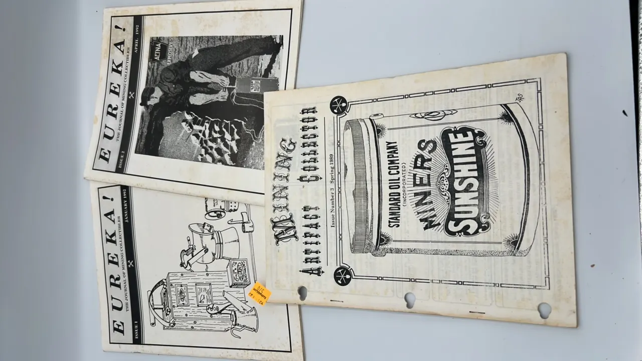 (3) Coal Mining Artifacts Books