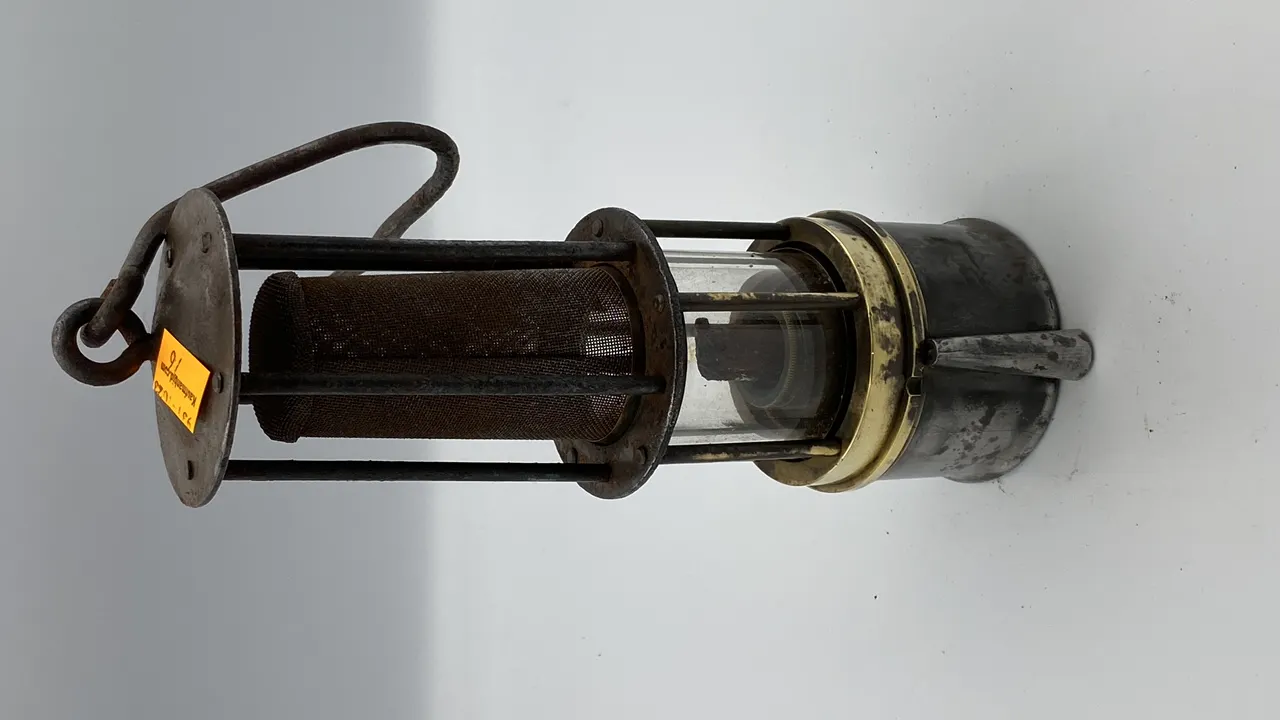 Davy Style Miners Safety Lamp